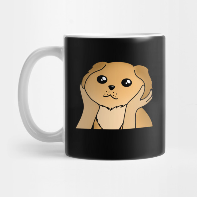 Kawaii Golden Retriever Dog, Funny Dog Lover by logiamerch