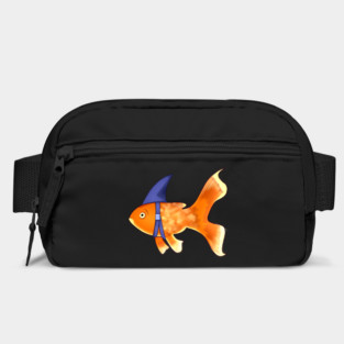 Funny Fish Brave Goldfish Pretending to be a Shark Bag