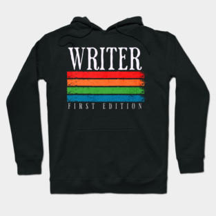 Retro Grunge Writer First Edition Hoodie