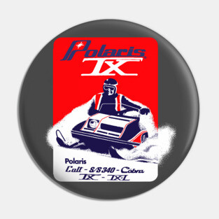 vintage Snowmobiles Pin