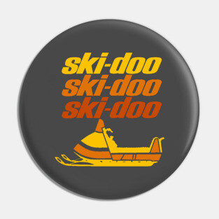 Ski Doo vintage Snowmobiles Pin