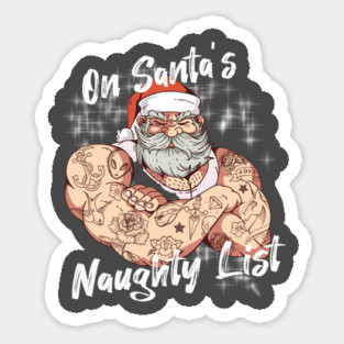 On Santa's Naughty List Magnet