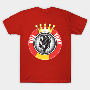 Kill Tony Fan Merch Rounded Microphone Logo T-Shirt