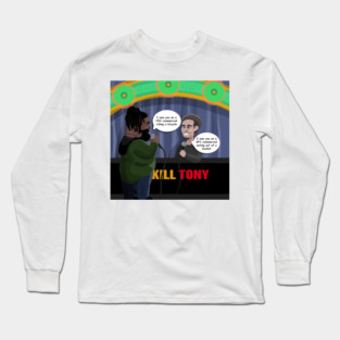 David Lucas & Tony Hinchcliffe Roasting Eachother - Kill Tony Podcast Merch & Gifts Long Sleeve T-Shirt