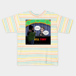 David Lucas & Tony Hinchcliffe Roasting Eachother - Kill Tony Podcast Merch & Gifts Kids T-Shirt