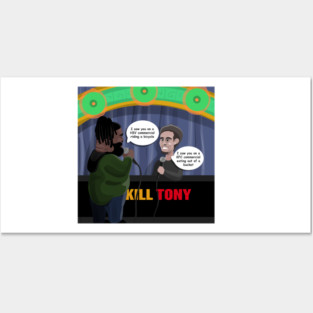 David Lucas & Tony Hinchcliffe Roasting Eachother - Kill Tony Podcast Merch & Gifts Posters and Art