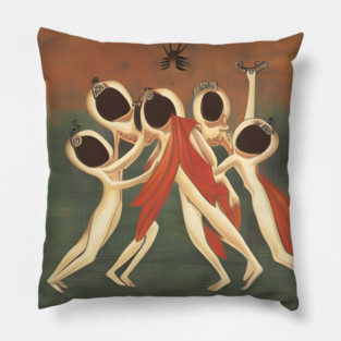 The Dance of the Hungry Ghosts Pillow