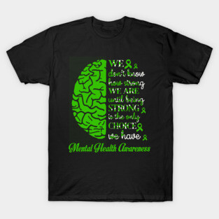 Mental-Health-Awareness-Green Ribbon-Family T-Shirt