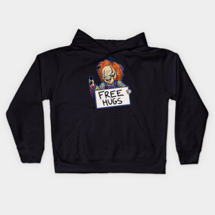 Free Hugs Chucky Kids Hoodie