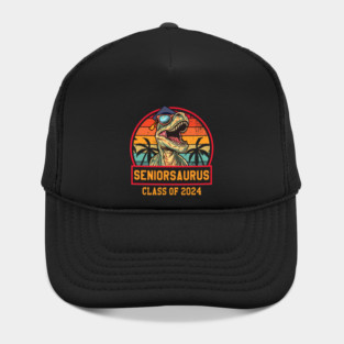 Class of 2024 Senior Gifts Funny Seniorsaurus Seniors 2024 Hat