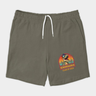 Class of 2024 Senior Gifts Funny Seniorsaurus Seniors 2024 Shorts