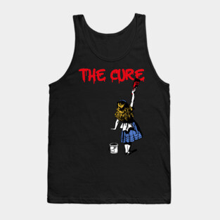 the cure red paint Tank Top