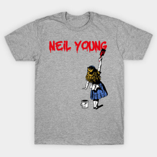 neil young red paint T-Shirt