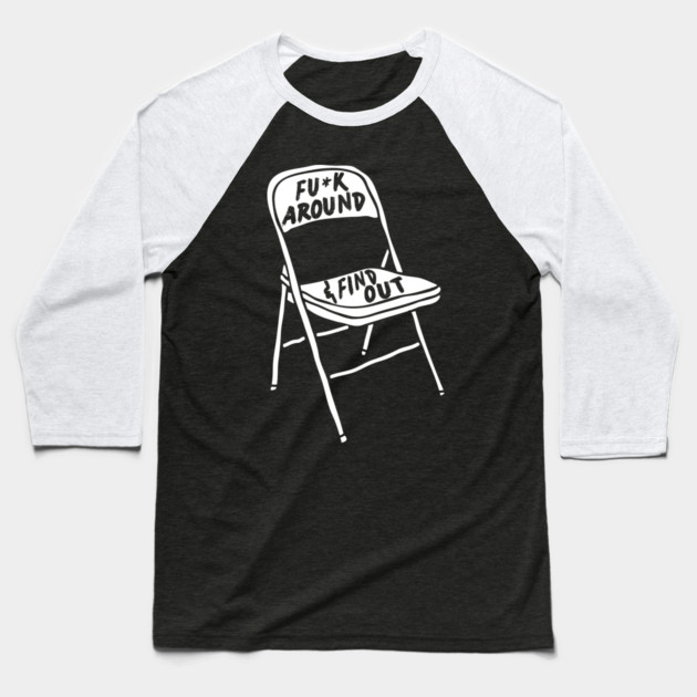 Montgomery White Chair Baseball T-Shirt by The WYLD Tribe
