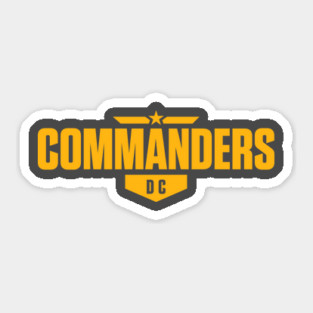 Commanders Sticker