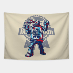 pabst blue ribbon Tapestry