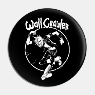 Anarcho Arachnid - Wall Crawler Pin