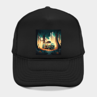 Camping Adventure in the Forest Hat
