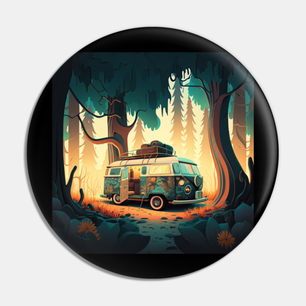 Camping Adventure in the Forest Pin by logiamerch