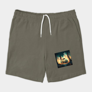 Camping Adventure in the Forest Shorts