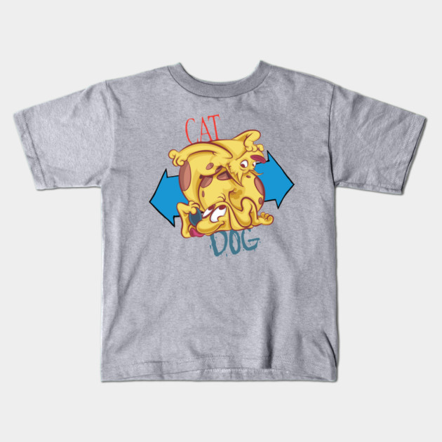 CatDog Kids T-Shirt by majanation