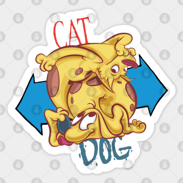 CatDog Sticker by majanation