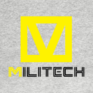 Militech Arms Company Cyberpunk - Black T-Shirt