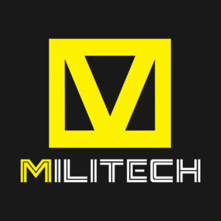 Militech Corp White Logo T-Shirt