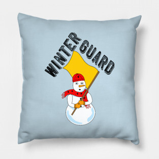 Winter Guard Snowman Pillow