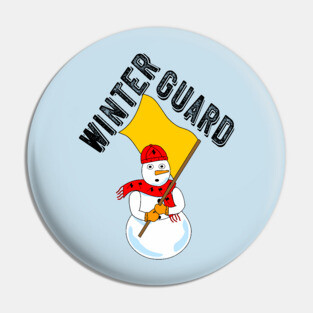 Winter Guard Snowman Pin