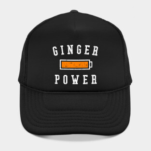 Ginger Power - Funny Ginger Battery Hat