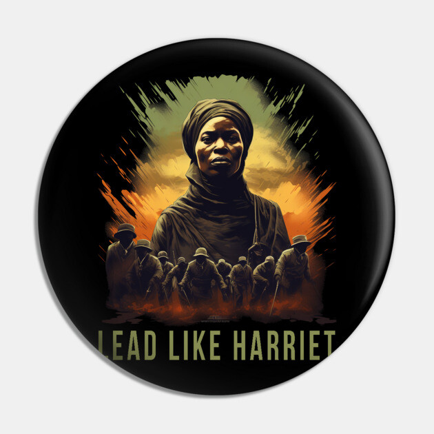 Lead Like Harriet, Harriet Tubman Pin by UrbanLifeApparel