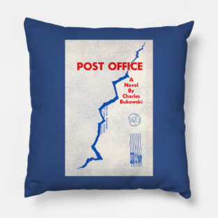 Charles Bukowski Post Office Pillow