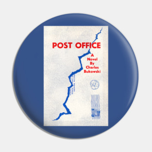 Charles Bukowski Post Office Pin