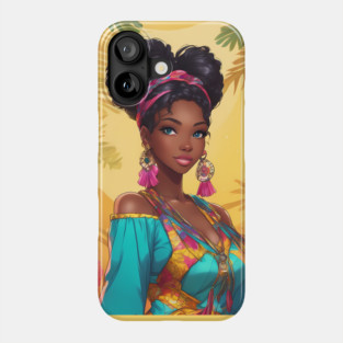 African American Black Girl Phone Case