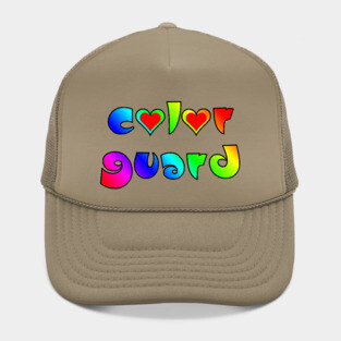 Colorful Color Guard Hearts Hat