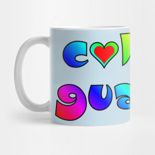 Colorful Color Guard Hearts Mug