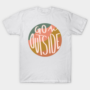 Go Outside lettering T-Shirt