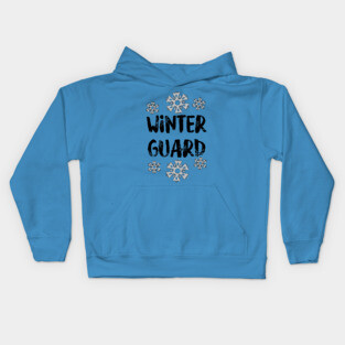 Winter Guard Snowflake Kids Hoodie