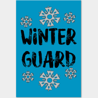 Winter Guard Snowflake Posters and Art