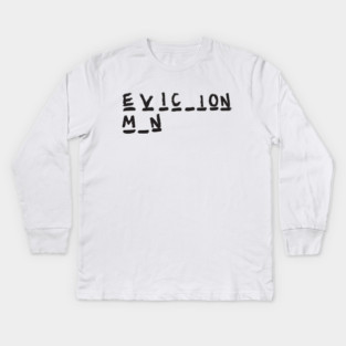 Eviction Man Kids Long Sleeve T-Shirt