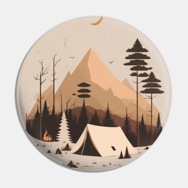 Camping in Tents, Minimal Style Adventure in the Forest Pin by logiamerch