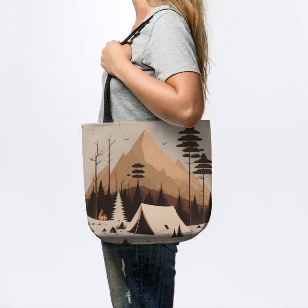 Camping in Tents, Minimal Style Adventure in the Forest by logiamerch