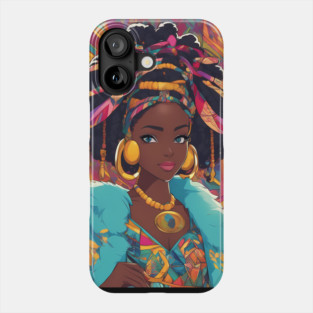 Most Beautiful African Black Woman Phone Case