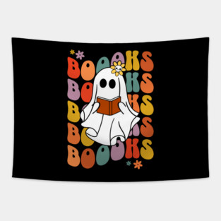 Book Loving Ghost Tapestry