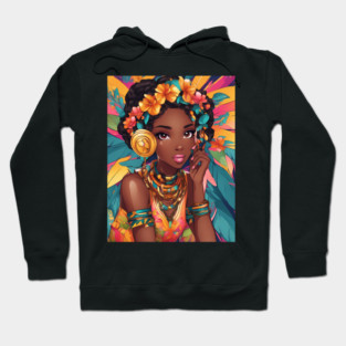 Most Beautiful Black African Girl Hoodie