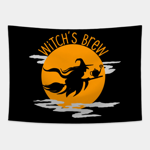 Witch's Brew Tea Tapestry by HolidayBug