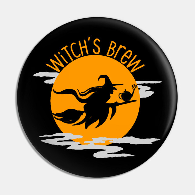 Witch's Brew Tea Pin by HolidayBug