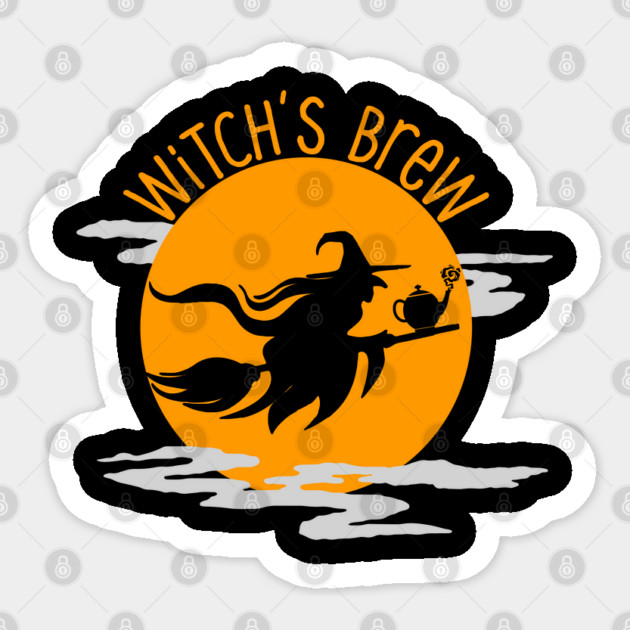 Witch's Brew Tea Sticker by HolidayBug