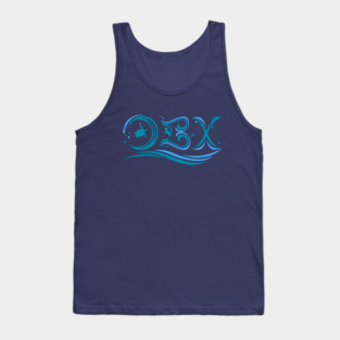 OBX Outer Banks North Carolina Waves Tank Top